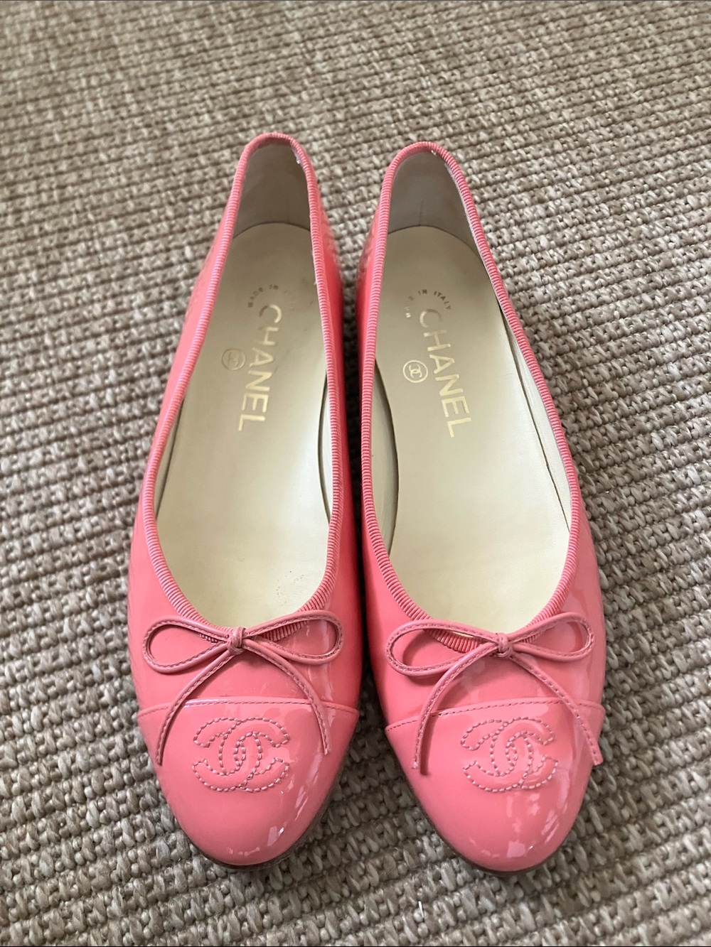Chanel Flats - Patent Calfskin Light Pink - Nearly New 36.5 - Picture 7 of 8